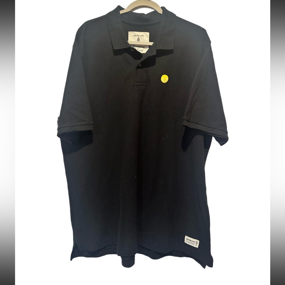 Peace Love World Black cotton polo size‎ xxl